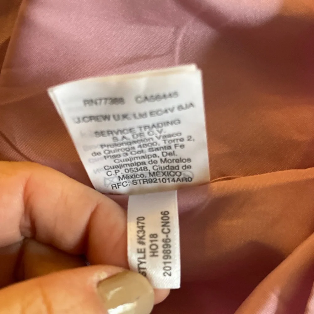 J. Crew euc size